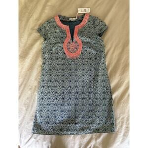 Vineyard Vines NWT‎ Tile Indigo print dress, sz 8
